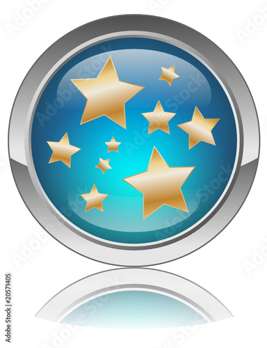 GOLD STARS Web button (popstars gossip celebrity party news)