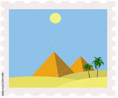 egypt poststamp