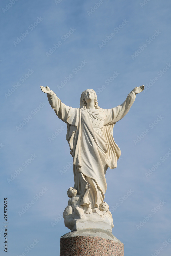 Naklejka premium Statua di madonna