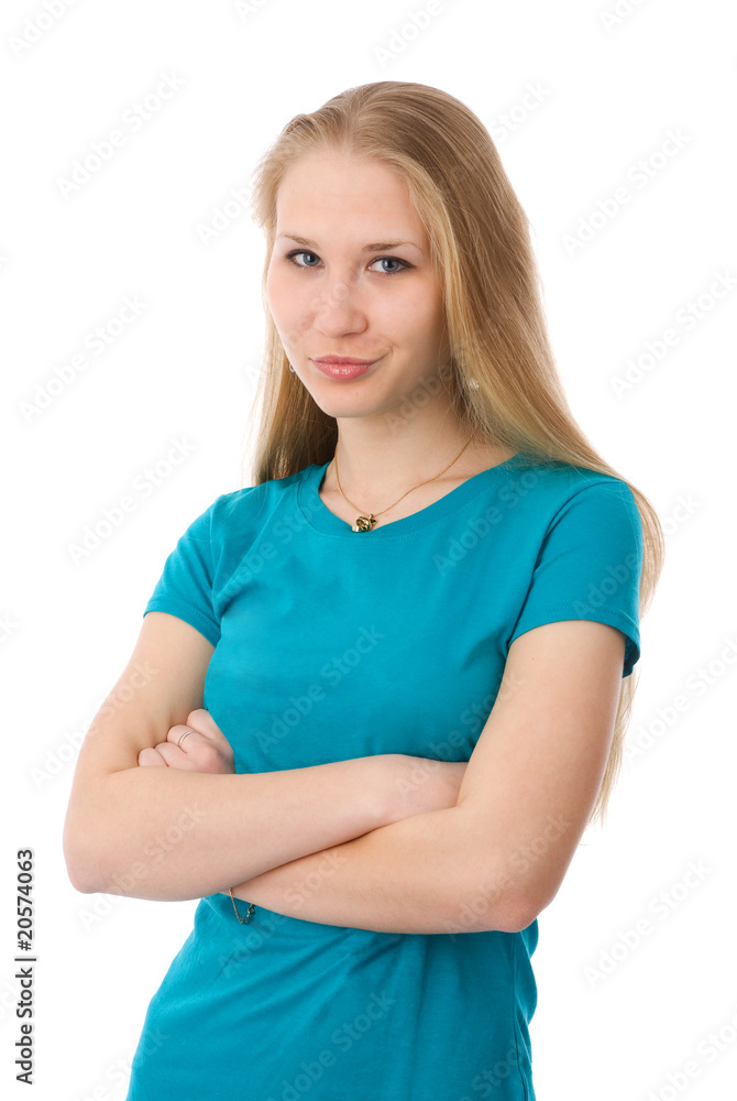 Beautiful woman smiling Beautiful woman smiling