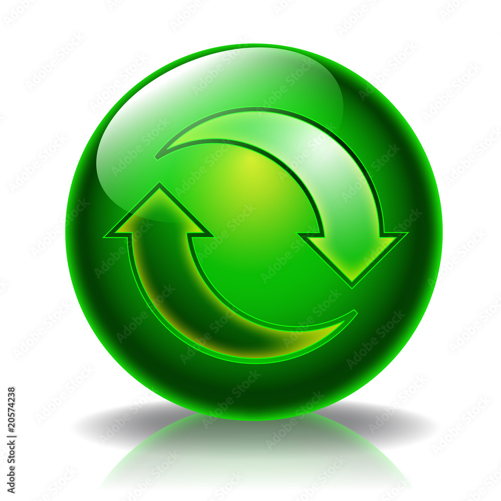 Refresh glossy icon Refresh glossy icon