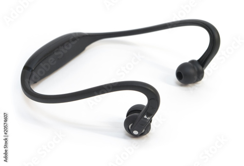 Obraz na plátne Stereo bluetooth headphones isolated
