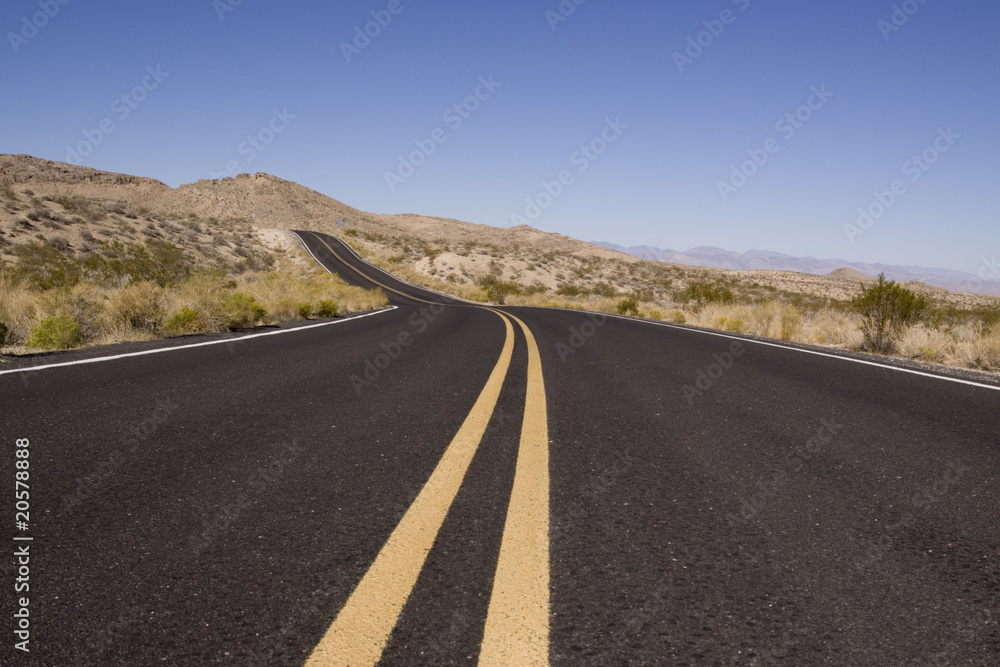 Fototapeta premium Desert road