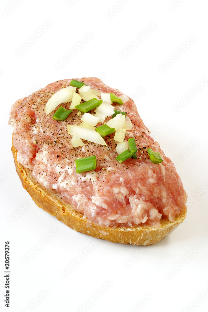 Sandwich with German Mettwurst Sandwich with German Mettwurst
