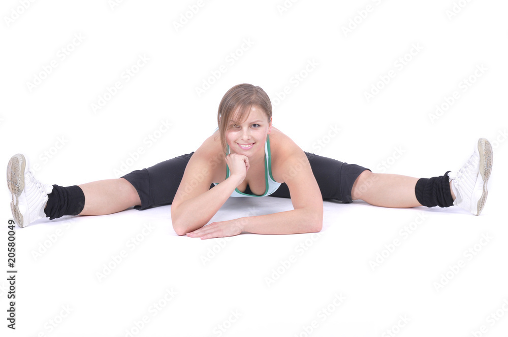Sporty Attractive young woman Sporty Attractive young woman