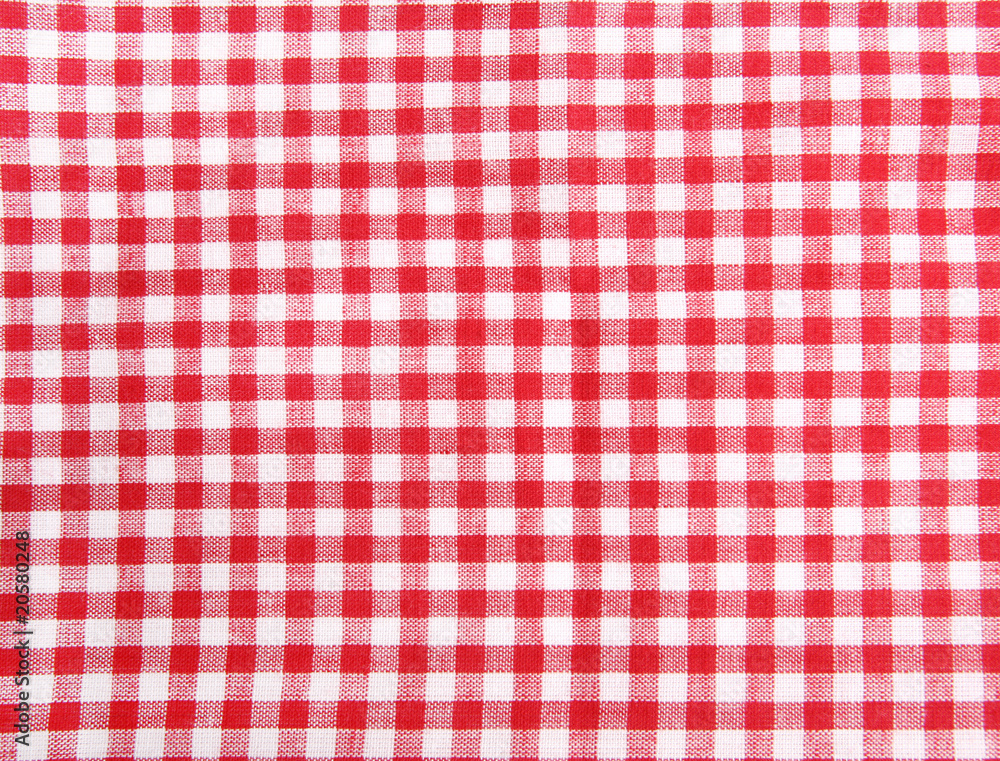 Seamless table cloth, with red and white squares Seamless table cloth, with red and white squares