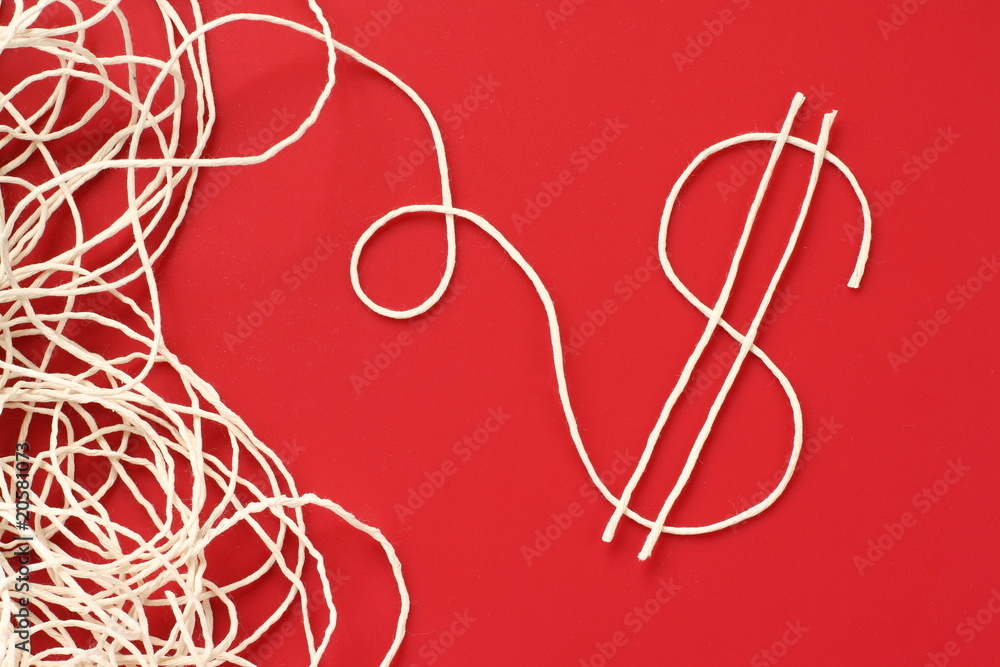 dollar symbol from unwound string dollar symbol from unwound string