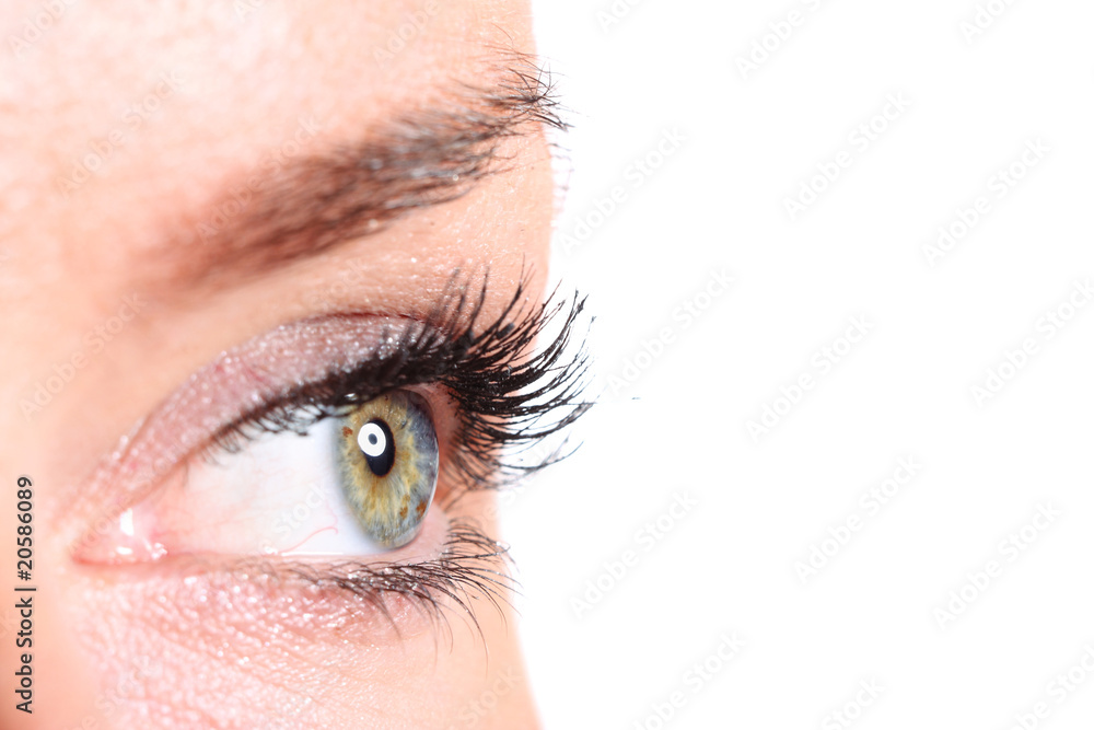 Naklejka premium Woman's eye close up