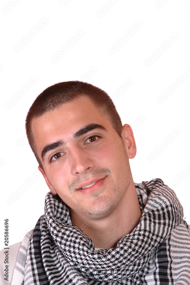 Obraz premium Closeup of a happy young man