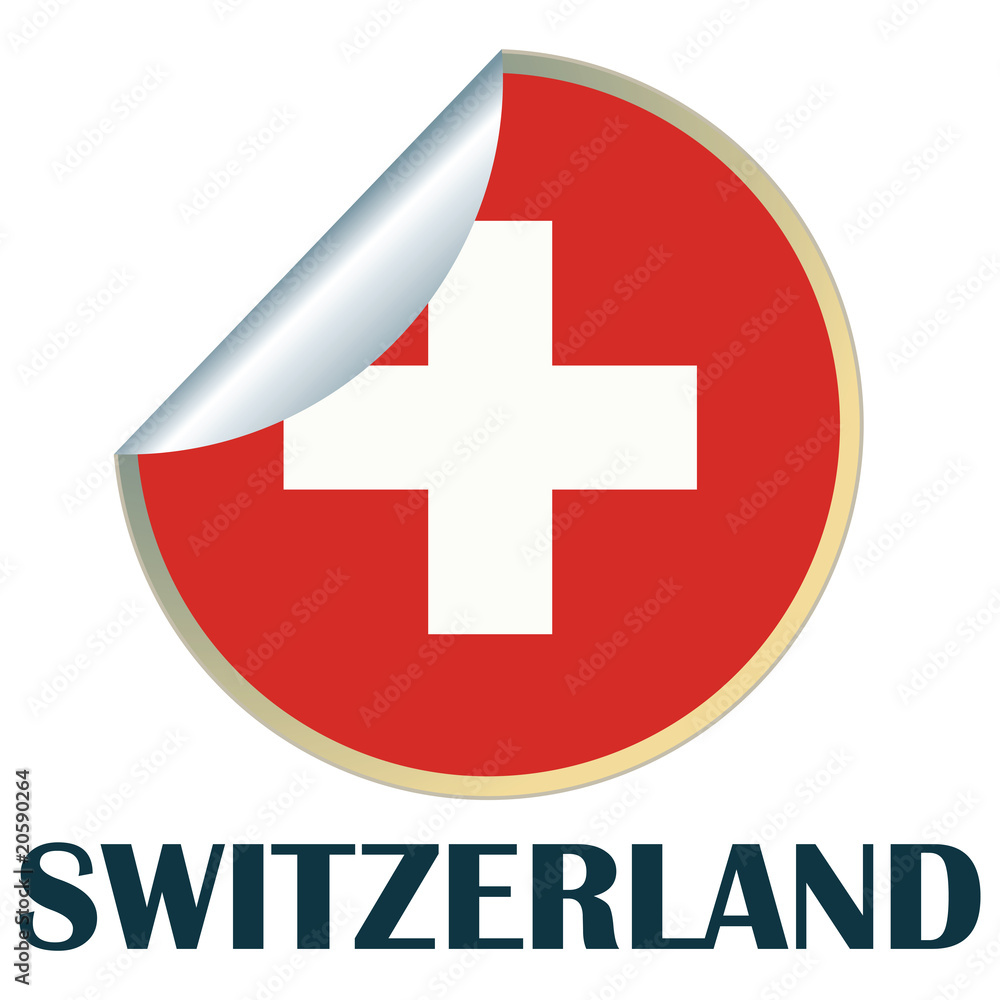 Obraz premium Switzerland Sticker