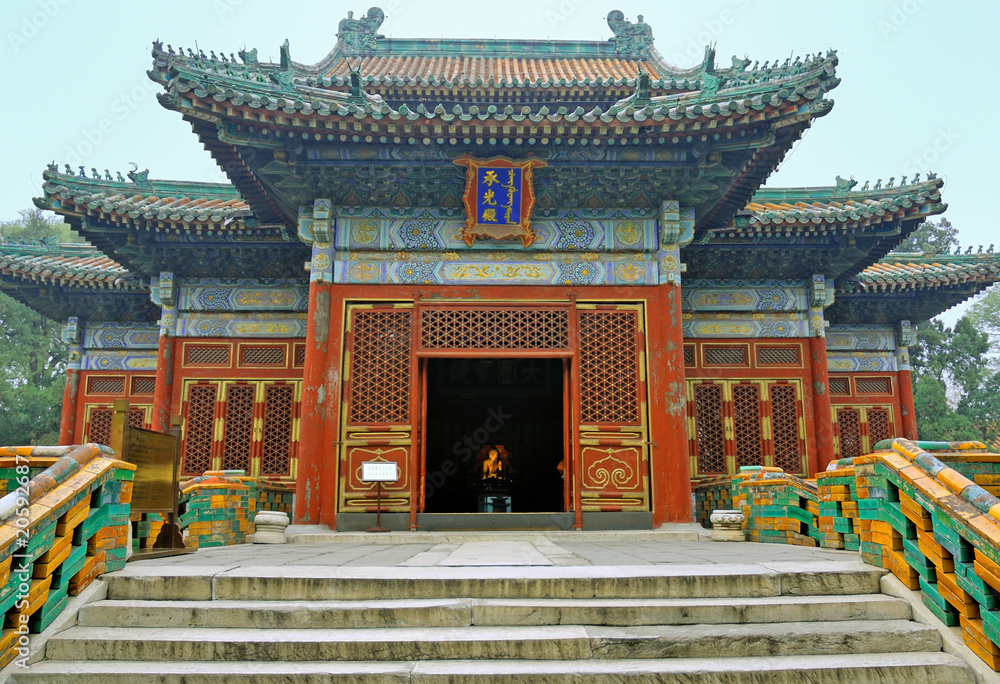 Obraz premium Beijing Beihai imperial park the Hall of Received Light