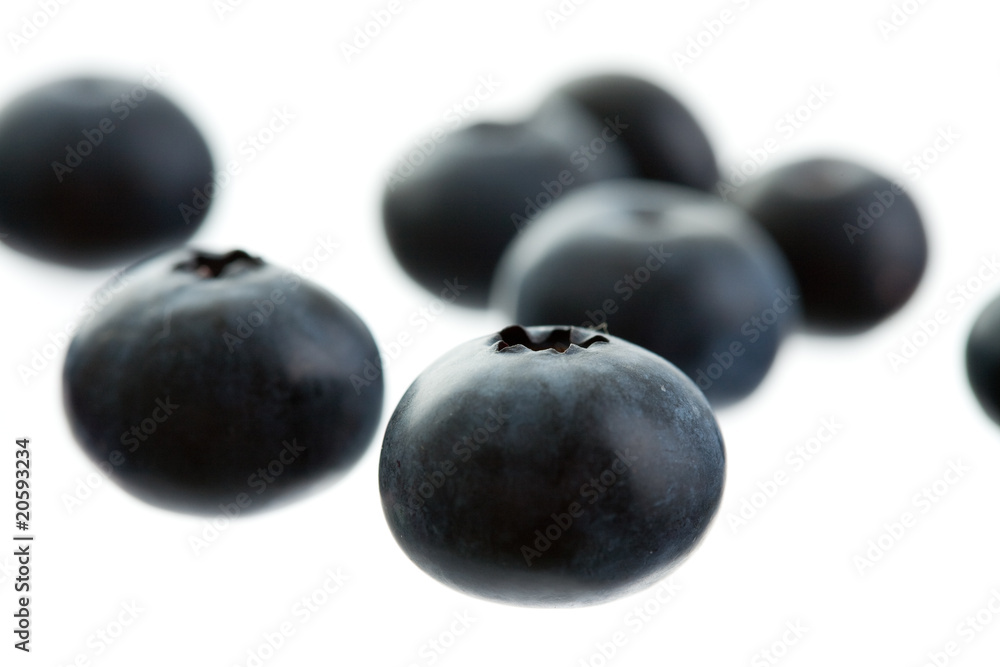 Blueberries isolated on white background Blueberries isolated on white background