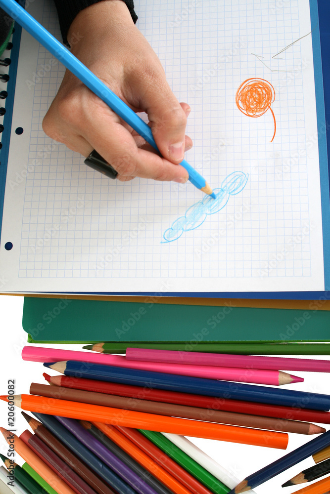 Drawing and crayons Drawing and crayons