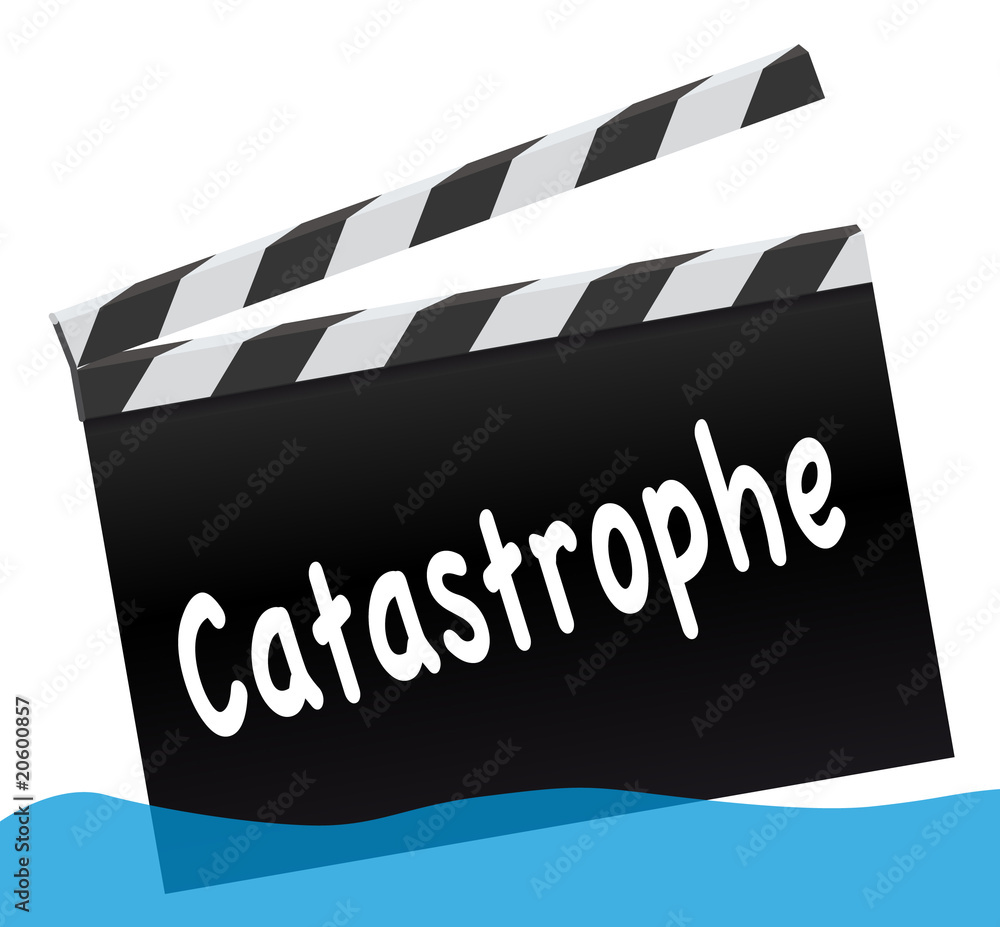Naklejka premium Clap Cinema_Catastrophe