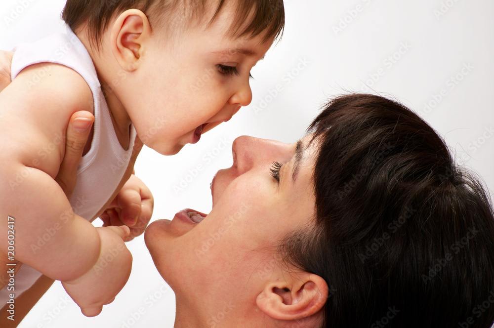 mother with her baby boy mother with her baby boy