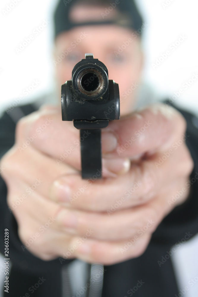 Frau mit Waffe Frau mit Waffe