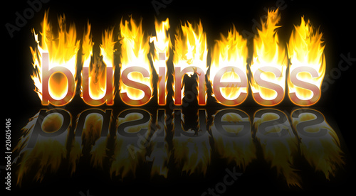 flaming business