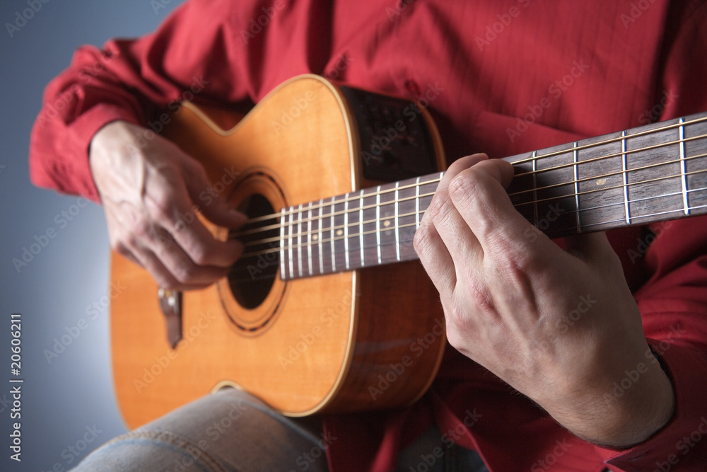 Fototapeta premium acoustic guitar