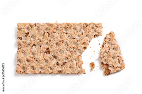 Photos bitten crispbread