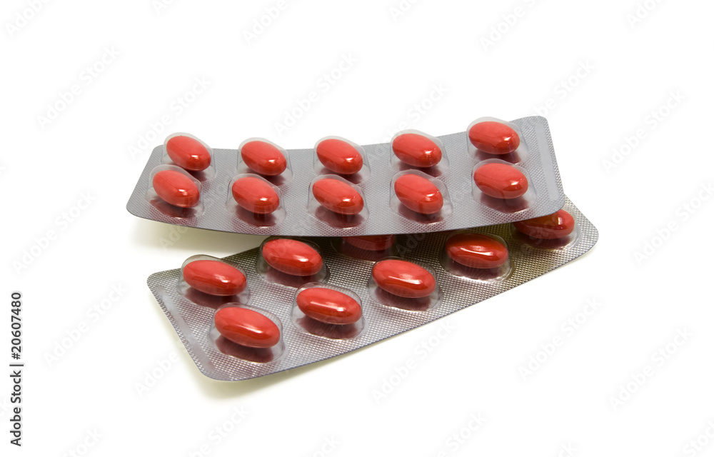 Packs of medical pills Packs of medical pills