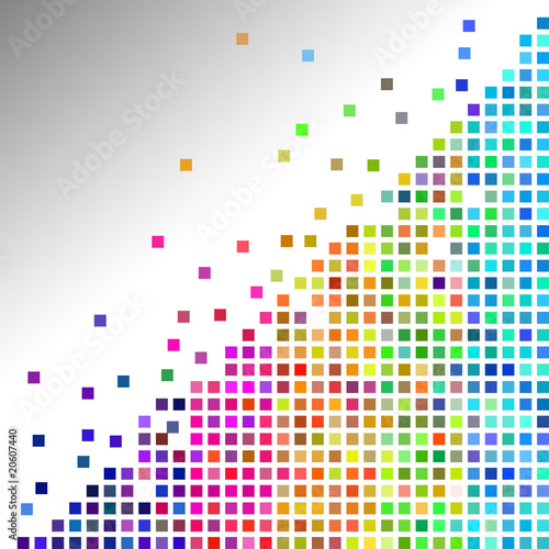 Colorful mosaic tiles