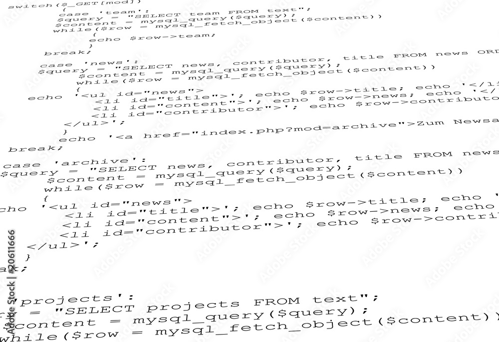 Quelltext PHP abfrage code Quelltext PHP abfrage code