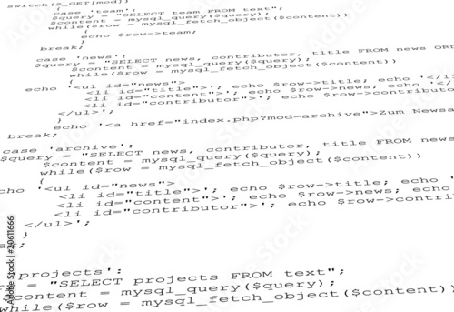 Quelltext PHP abfrage code
