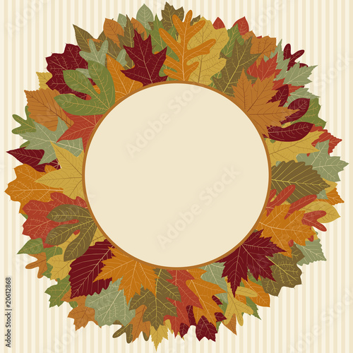 Autumn Leaf Wreath