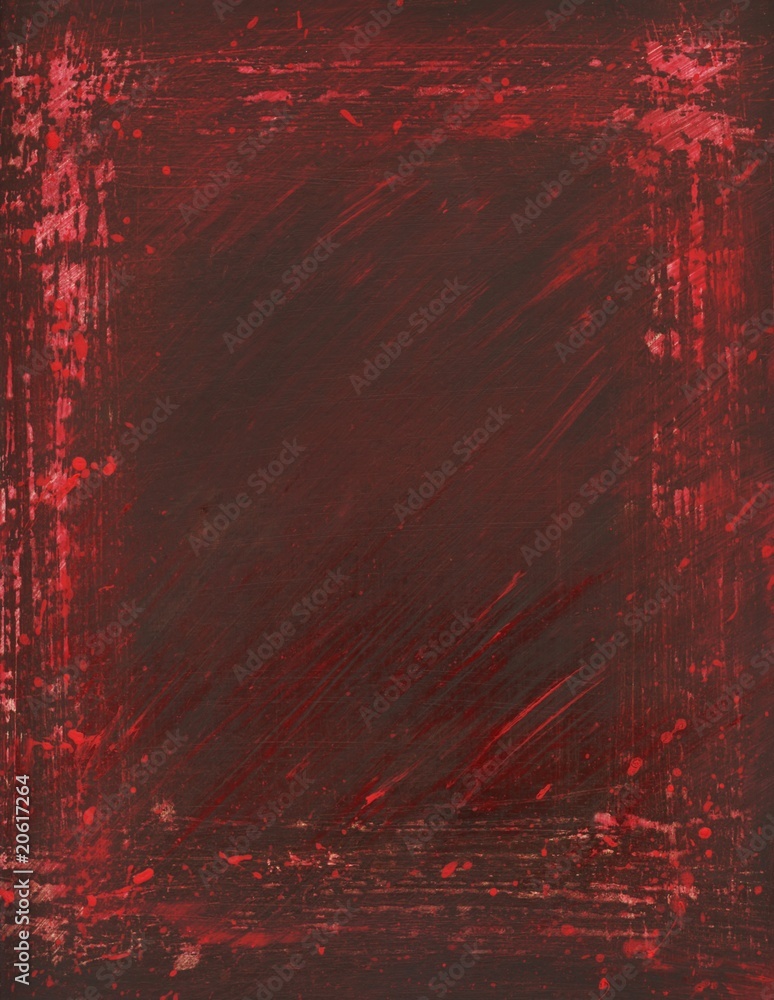 graunge background dark red with place for text or image - obrazy, fototapety, plakaty 
