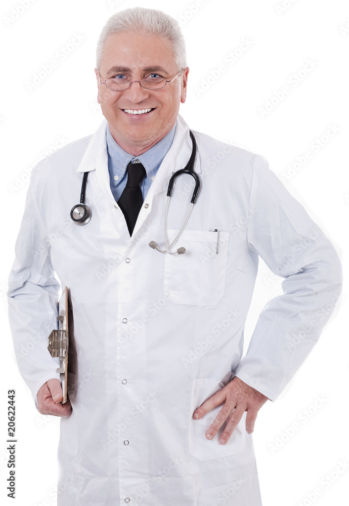 Smiling medical doctor with stethoscope Smiling medical doctor with stethoscope