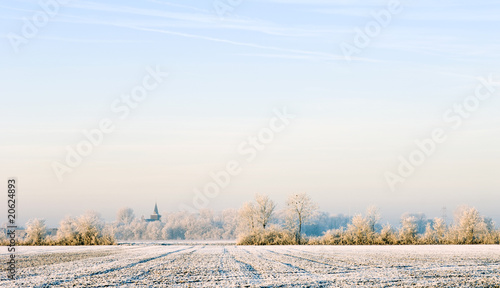 Winter landscape photo