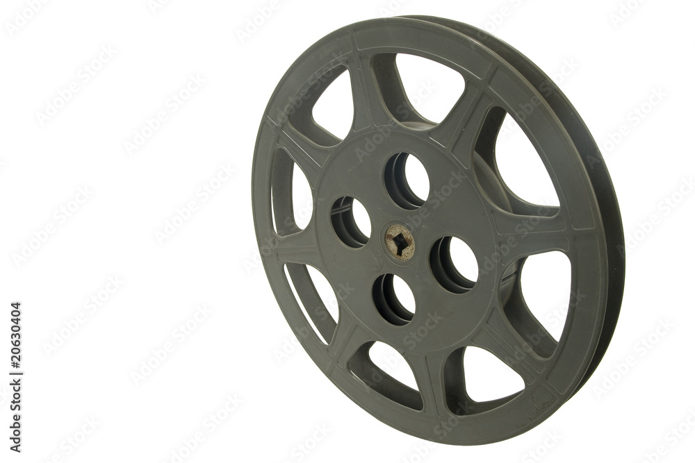 Fototapeta premium film reel isolated on white