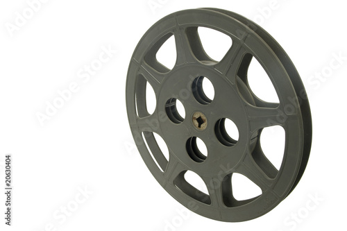 film reel isolated on white
