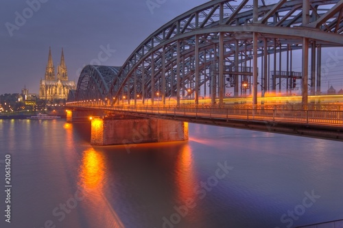 Kölner Dom, Hohenzollernbrücke © Blacky