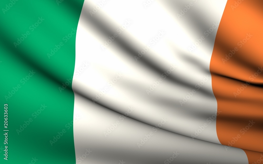Flying Flag of Ireland | All Countries Collection |