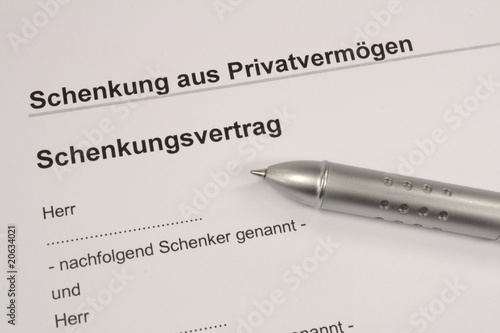Schenkungsvertrag