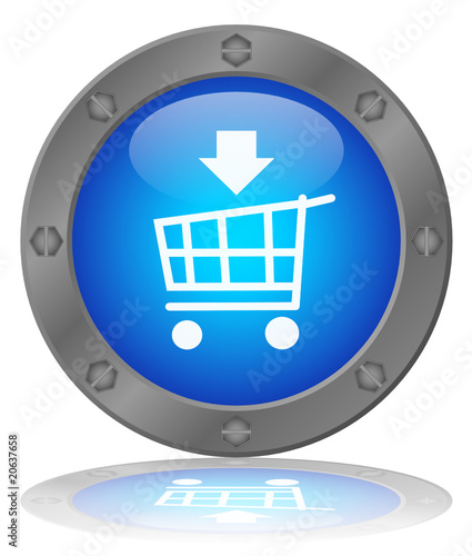 ADD TO CART Web Button (Basket Trolley Internet Shopping Order)