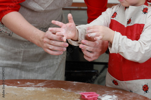 Making cookies