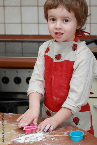 Making cookies