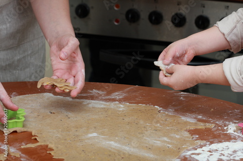 Making cookies