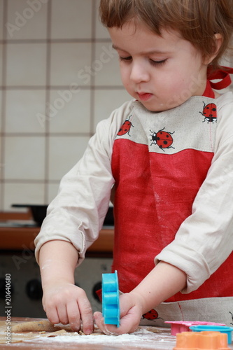 Making cookies