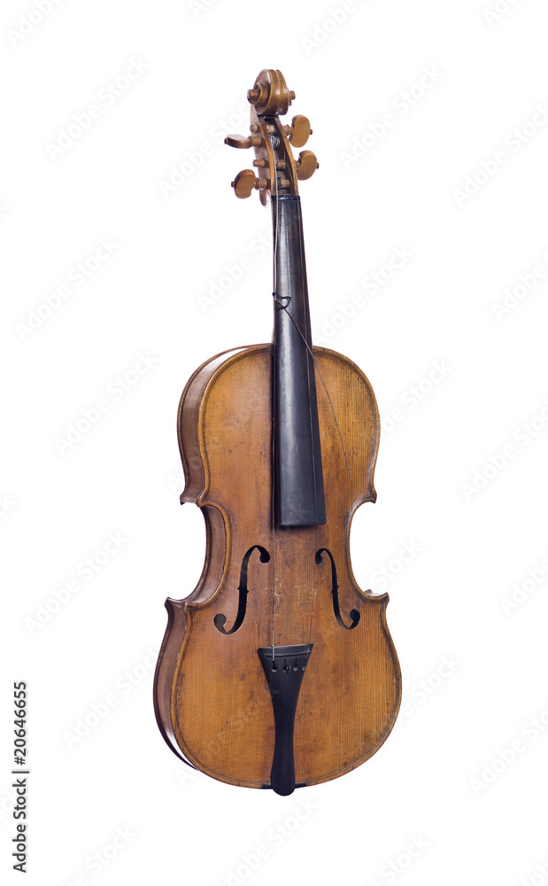 Fototapeta premium Old broken violin