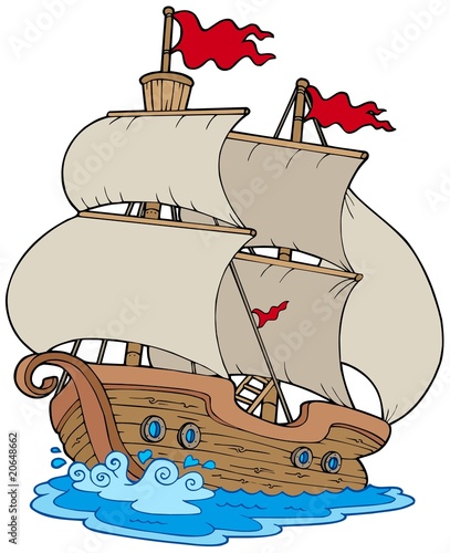 Old sailboat