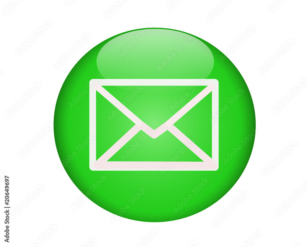 Green mail button Green mail button