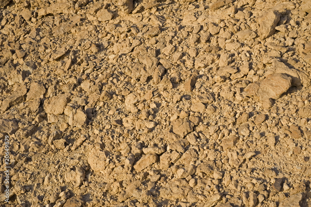 Stony ground background texture