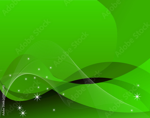Abstract green background vector