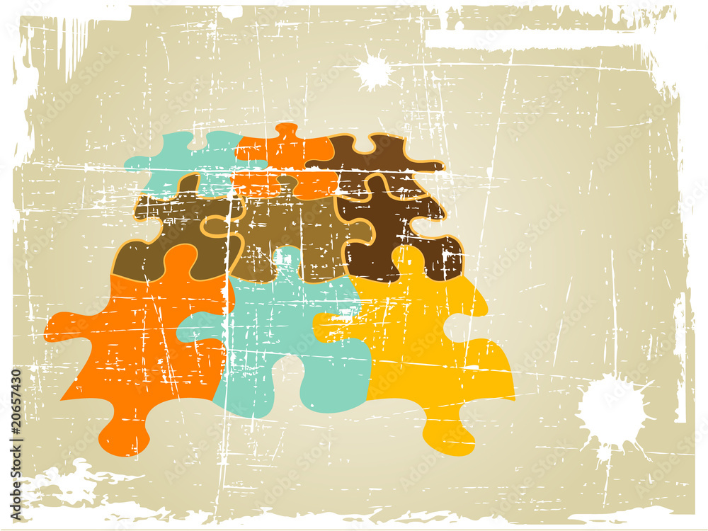 Fototapeta premium the grunge vector retro abstract background