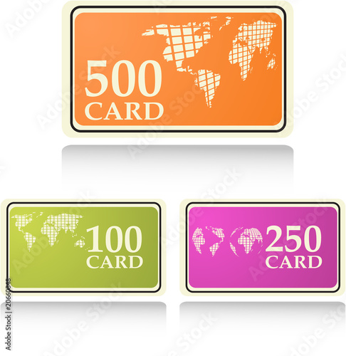 the color vector gift and bonus cards