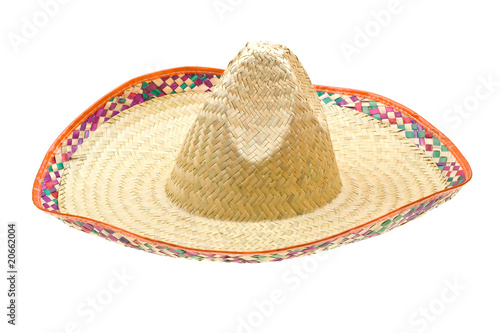 Sombrero isolated on white