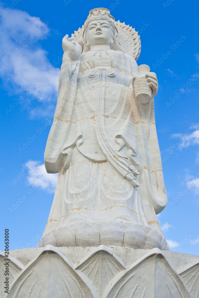 Statue of Guanyin, one of most important god in Chinese culture Statue of Guanyin, one of most important god in Chinese culture